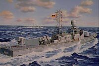 Auswahlliste zum Modell Revell 1/144 Schnellboot der Gepard Klasse Typ 143A
